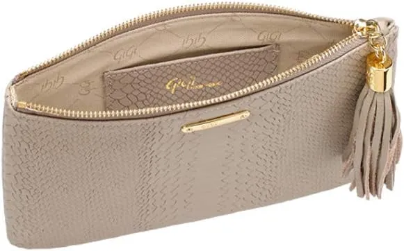 GiGi New York Handcrafted Womens Python Leather All In One Bag