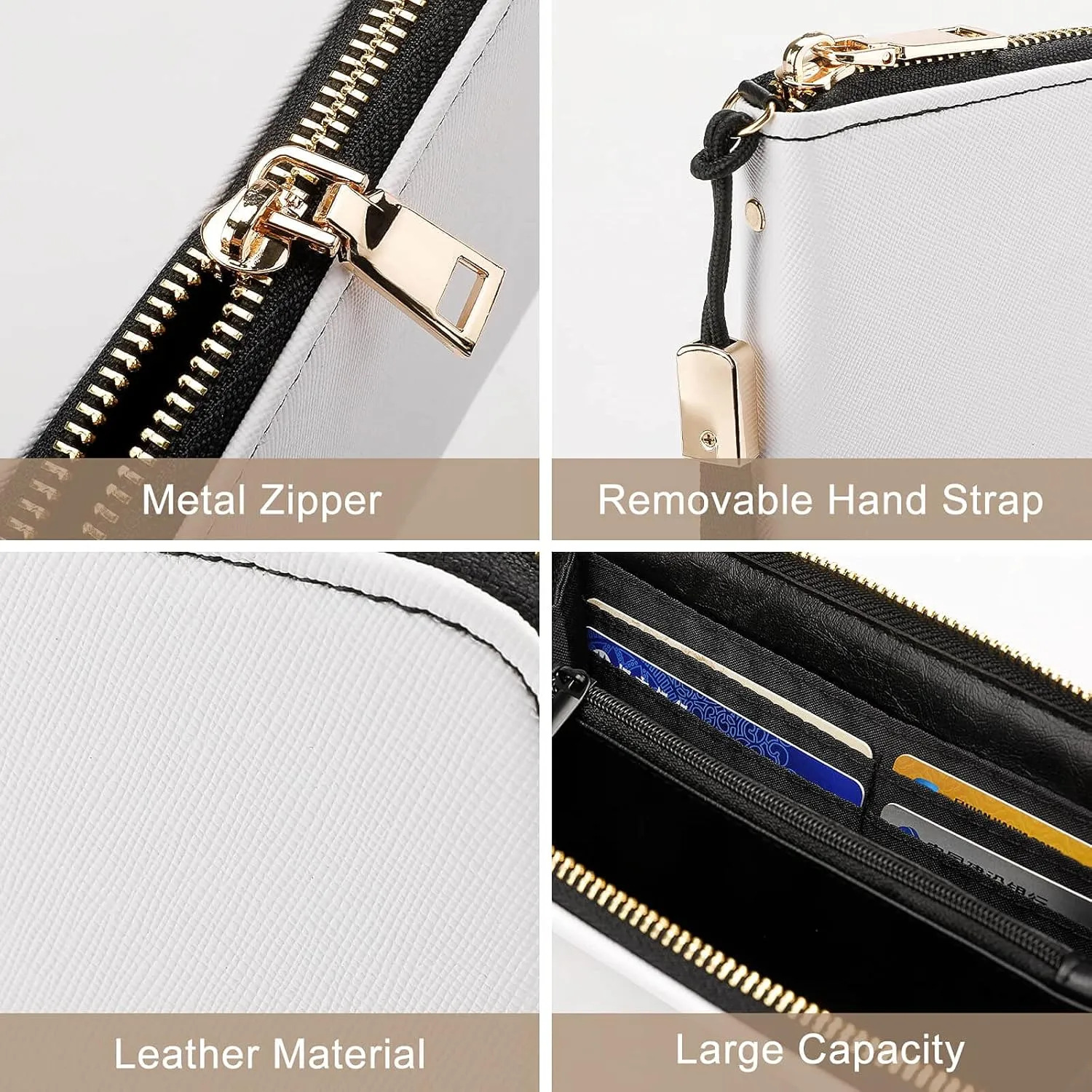 Giraffe Sticks Out Tongue Wristlet Long Wallet Womens Purse Zip Clutch Large Capacity Leather Purse Credit Coin Purse