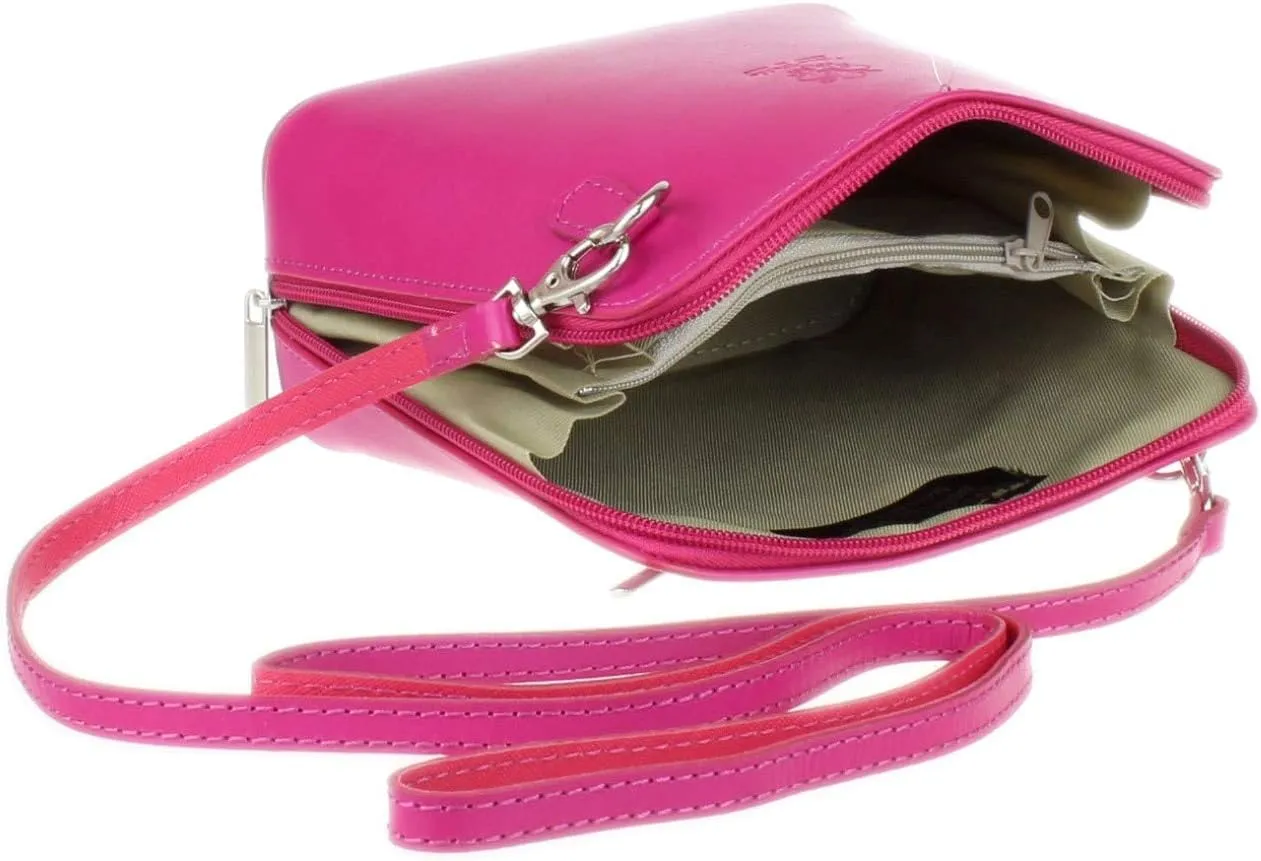 Girly HandBags Leather Snake Skin Rigid Cross Body Shoulder Bag