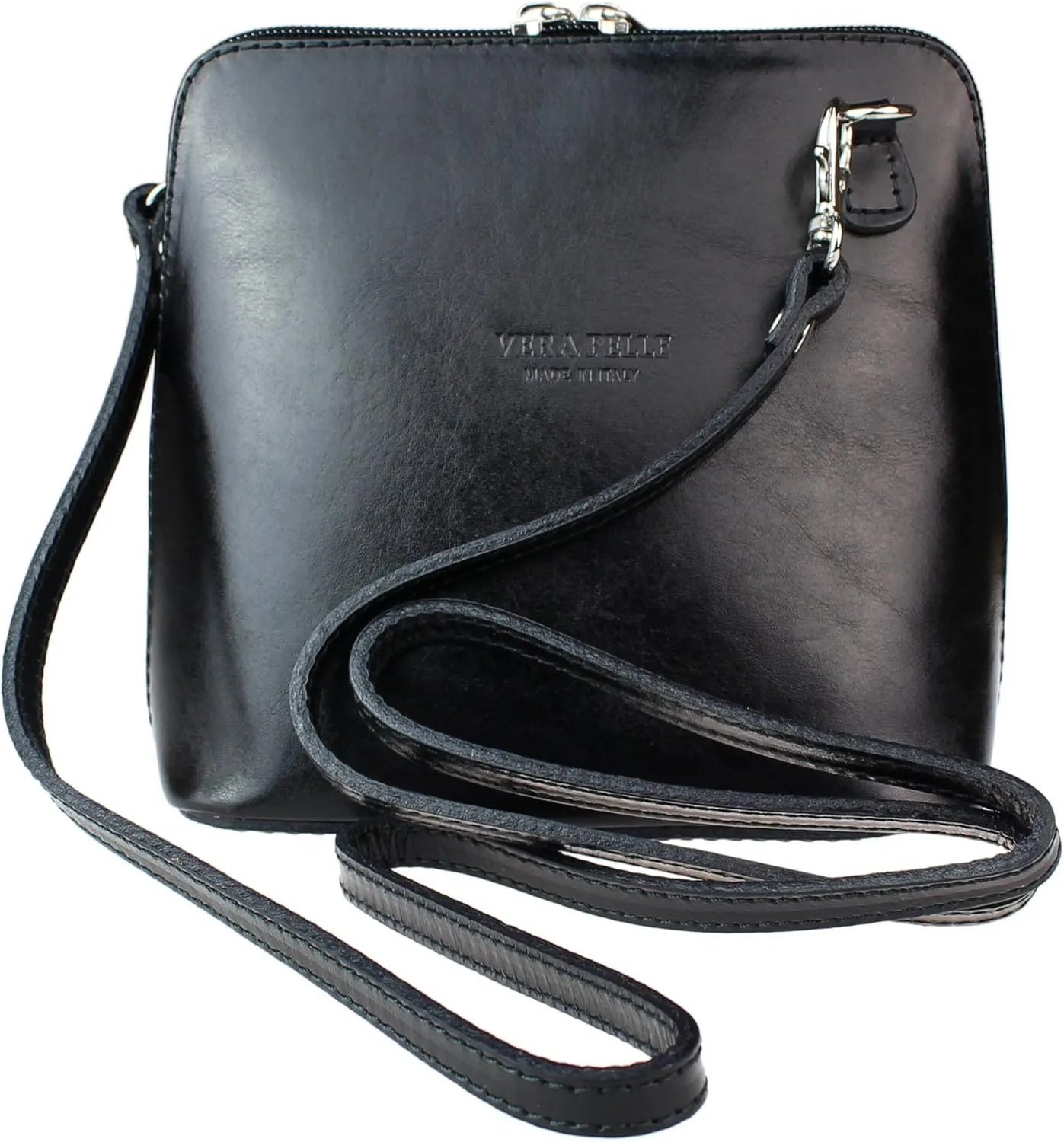 Girly HandBags Leather Snake Skin Rigid Cross Body Shoulder Bag
