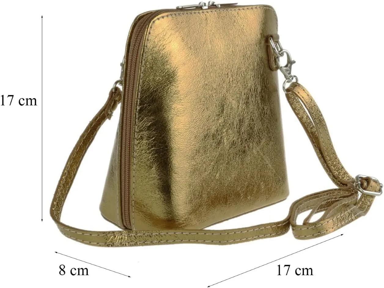 Girly HandBags Leather Snake Skin Rigid Cross Body Shoulder Bag
