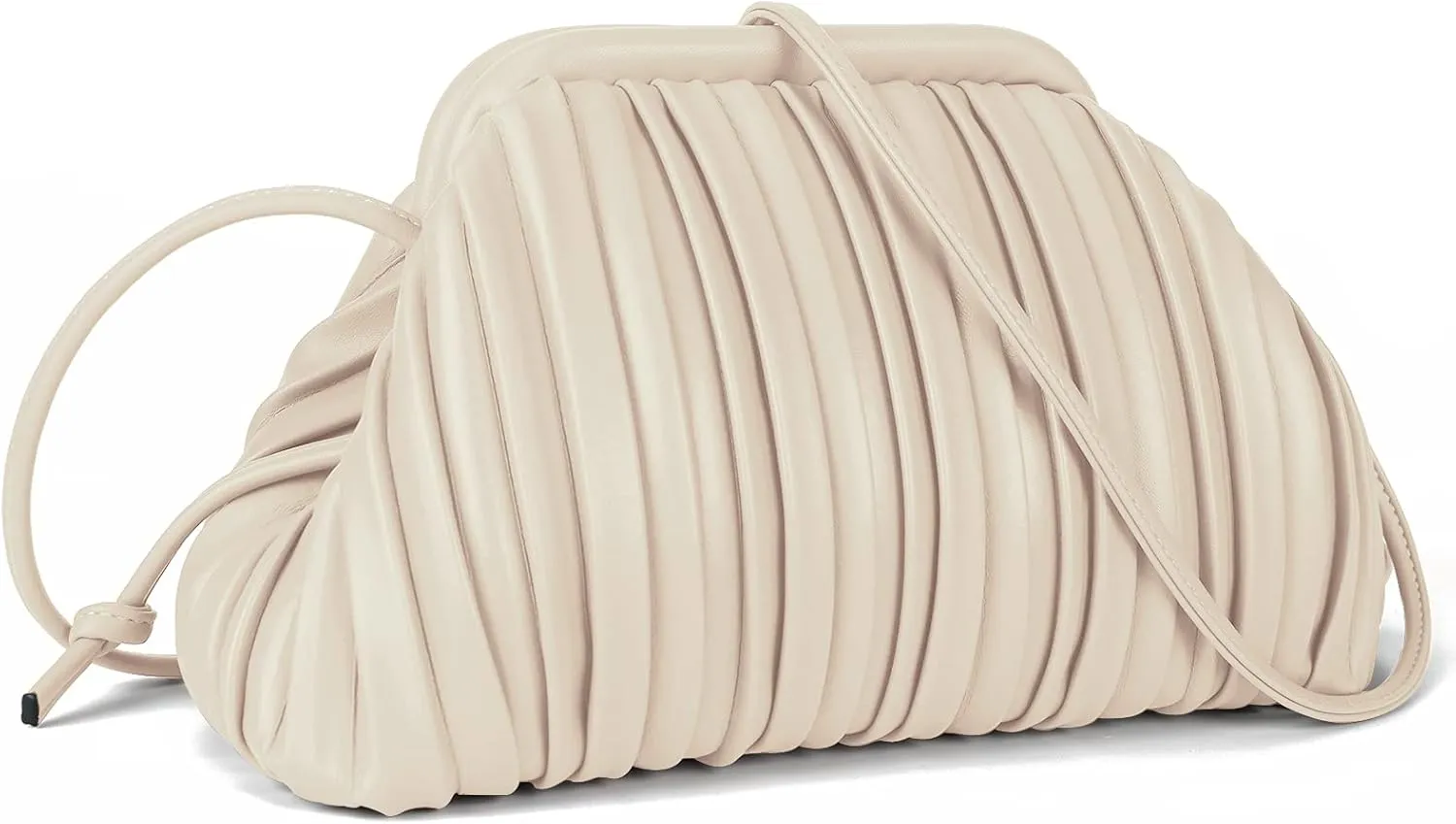 GLITZALL Clutch Purse and Dumpling Bag for Women,Designer Cloud Handbag and Ruched Bag with Detachable Shoulder Strap