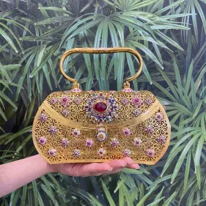 Gold Statement Purse