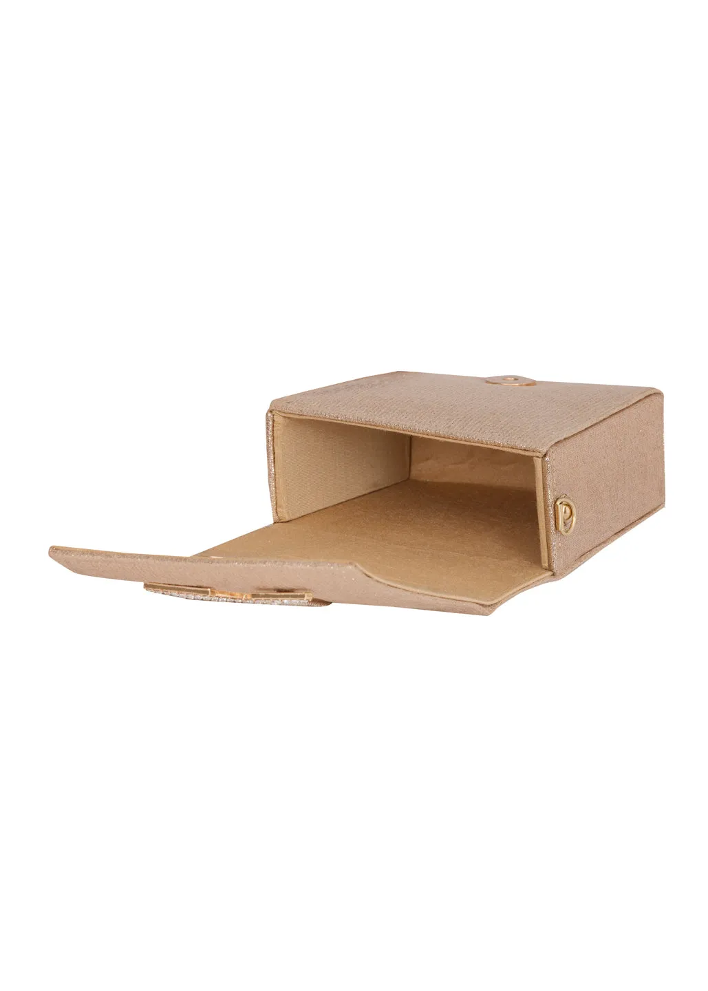 Golden D Alphabhet Intial Embellised Flap Bag