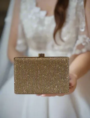 Golden | Fancy Clutch for women