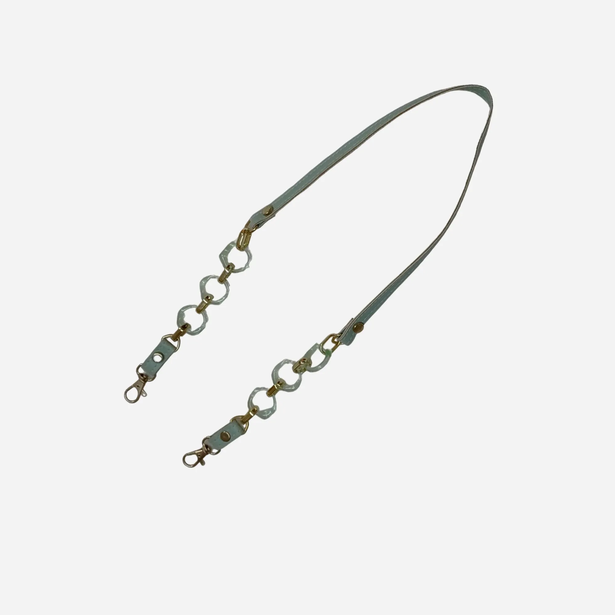 Green designer clutch chain
