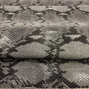 Grey Python Snake Print