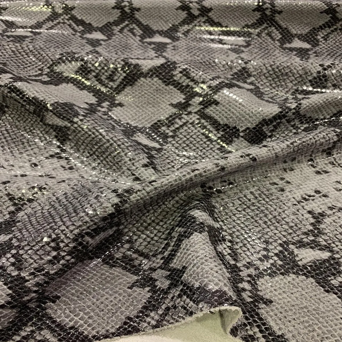 Grey Python Snake Print