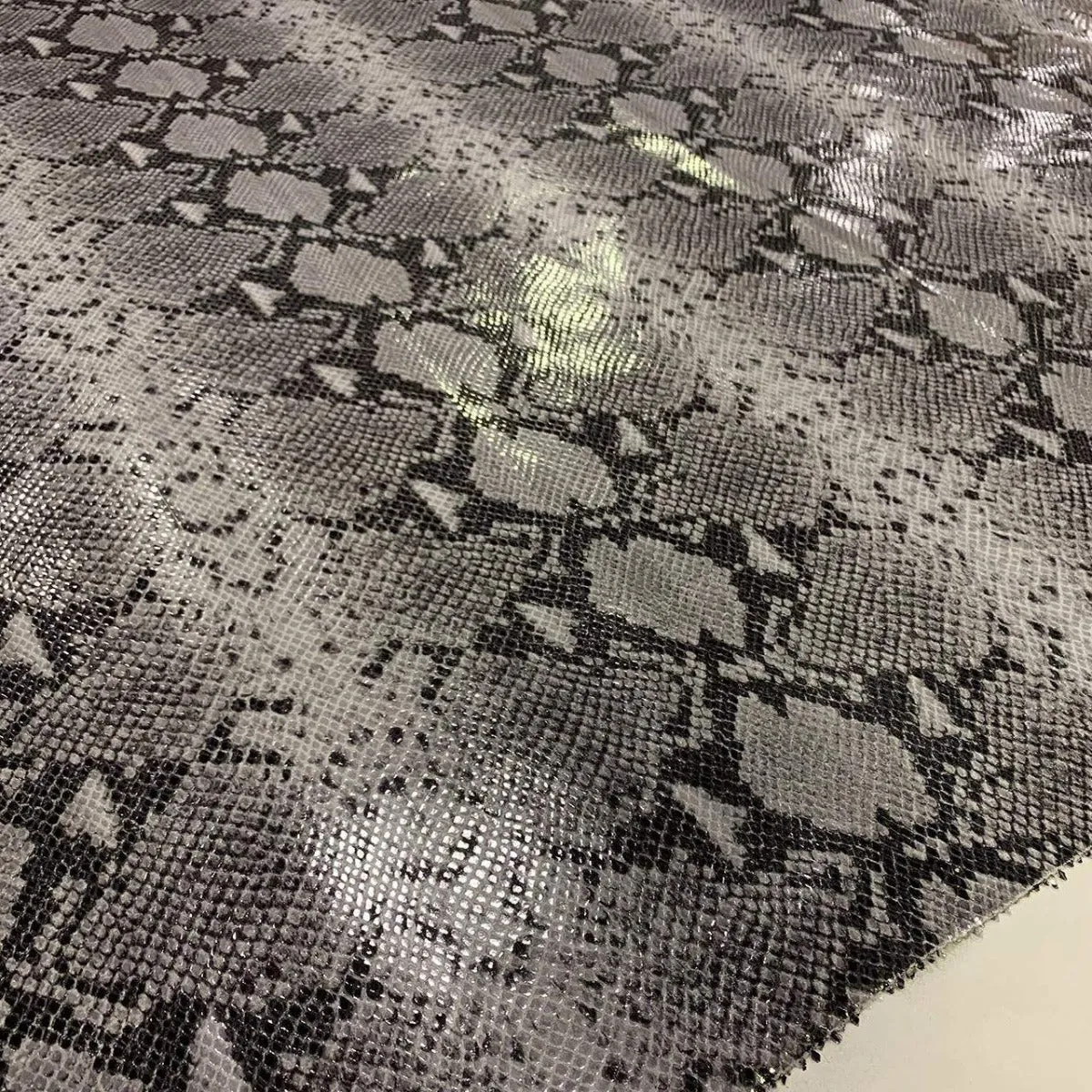 Grey Python Snake Print