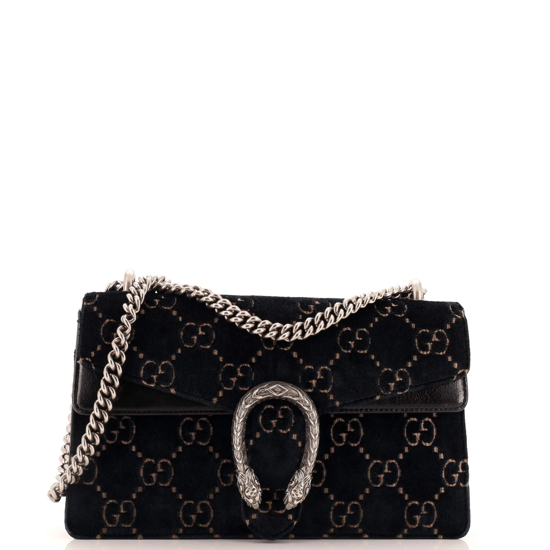 GUCCI Dionysus Bag GG Velvet Small