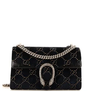 GUCCI Dionysus Bag GG Velvet Small