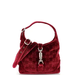 GUCCI Jackie 1961 Hobo GG Velvet Small