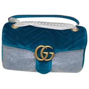 Gucci marmont  velvet handbag