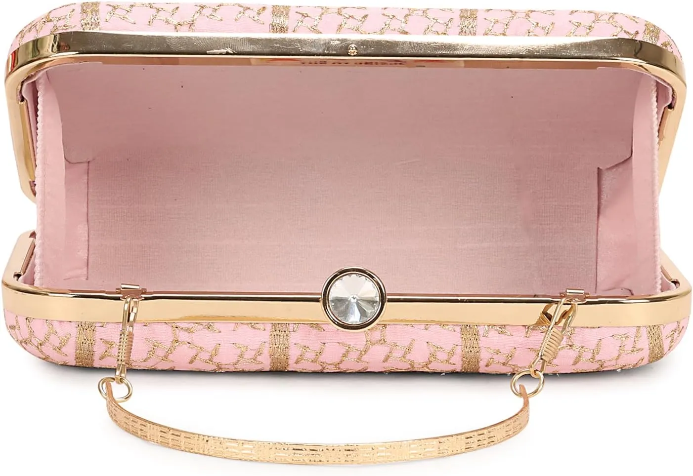 Hand Crafted LONGING TO BUY Designer Box Clutch - Zari Embroidery Hand Clutch