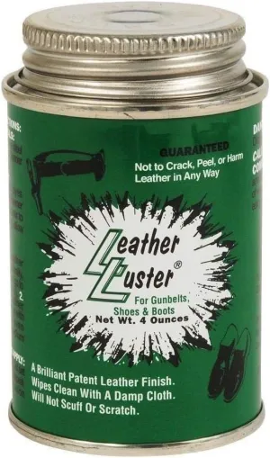 Hi Gloss Brilliant Patent Leather Finish 4 Ounce - Black