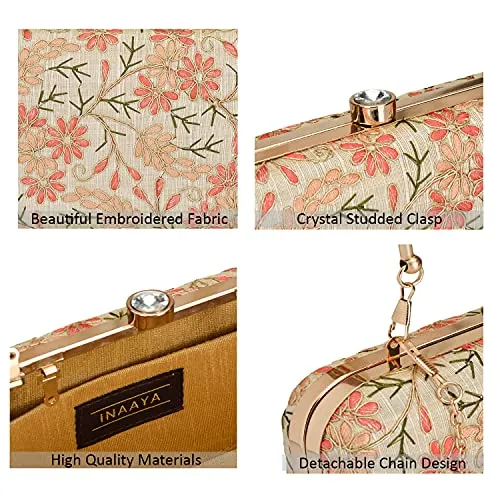 INAAYA - Bridal Accessories Women's Clutches (Multicolour)