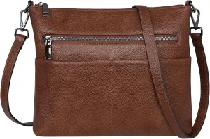 Iswee Leather Purses for Women Fashion Designer Handbags