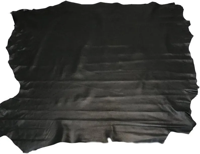 Italian Nappa Lambskin: 8-10 sf per Skin (Black)