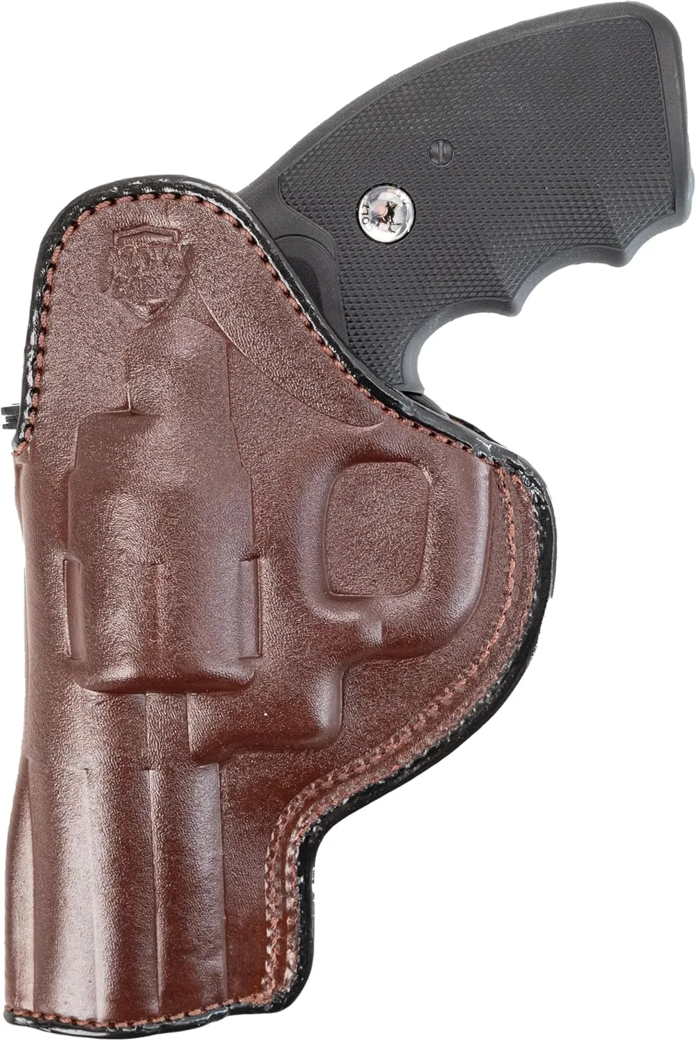IWB Genuine Leather Gun Holster, Conceal Carry, Fits Most K & L 6 Shot Revolvers in a 2", 3" & 4" Barrel Length .38|357|9|44cal. Ruger SP101, Python, 357 Magnum.