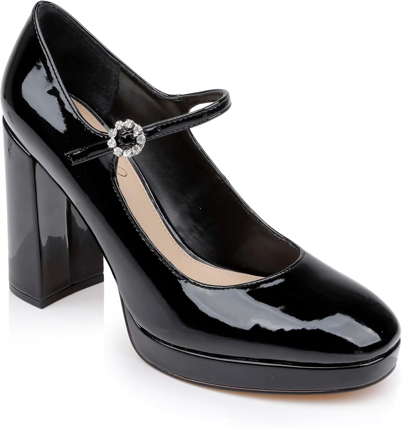 Jewel Badgley Mischka Trisha Mary Jane Platform Pumps in Patent Leather