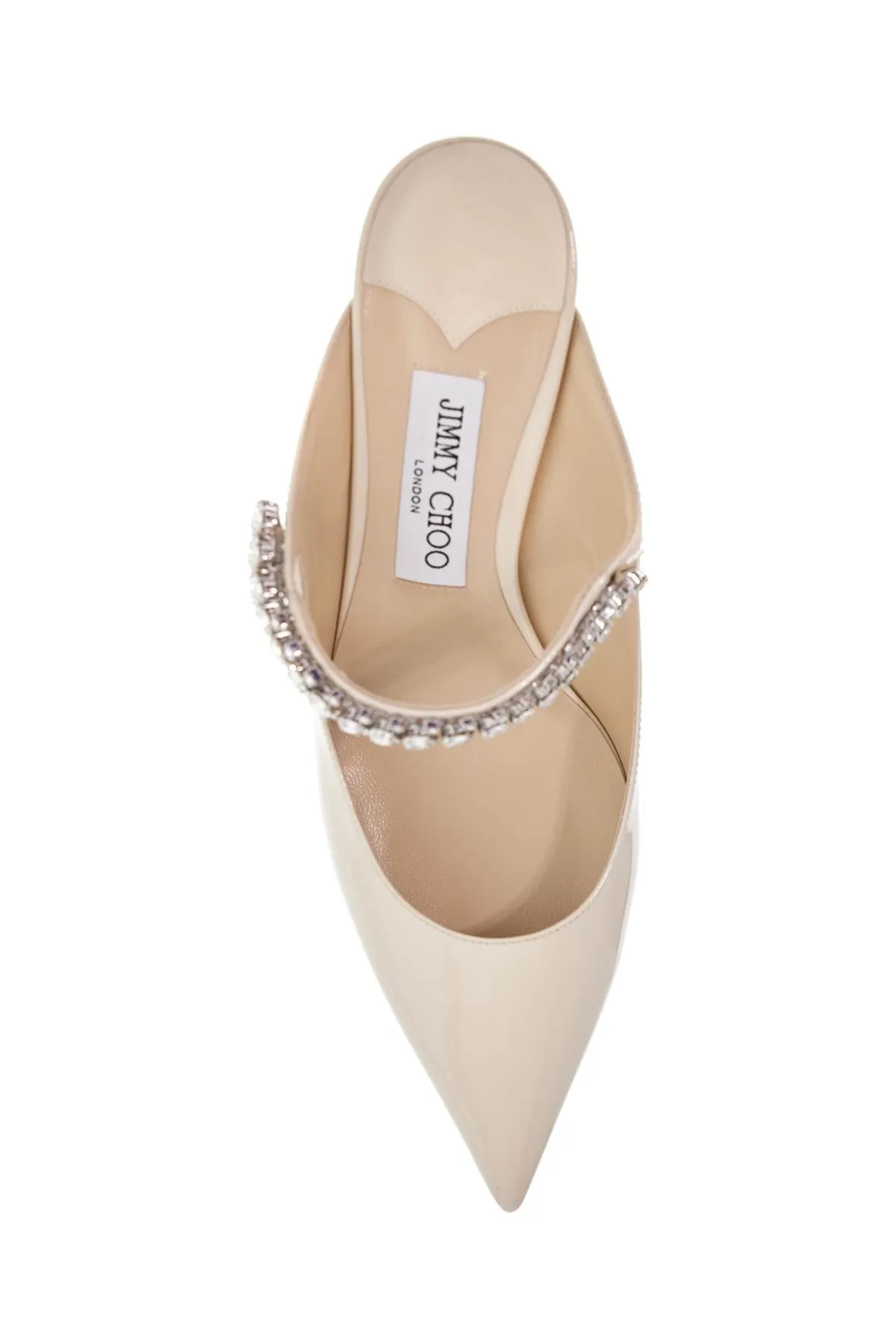 Jimmy Choo Patent Leater Bing 65 Mules