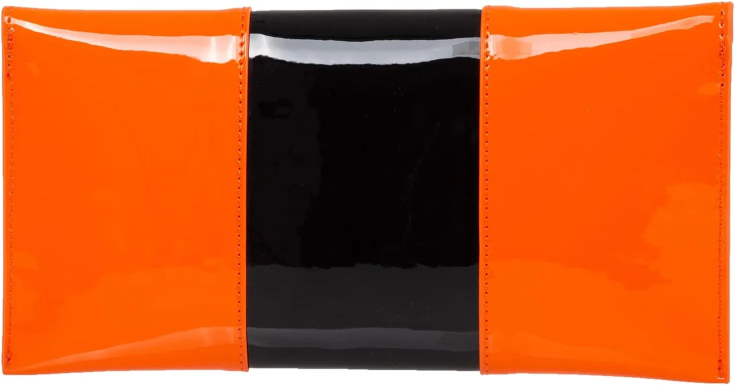 JNB Faux Patent Leather Envelope Candy Clutch