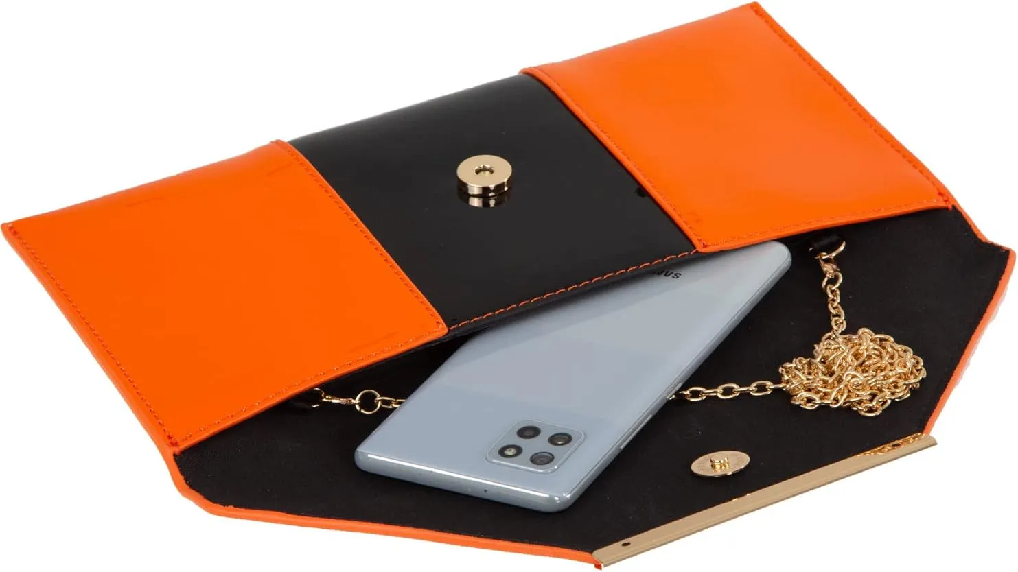 JNB Faux Patent Leather Envelope Candy Clutch