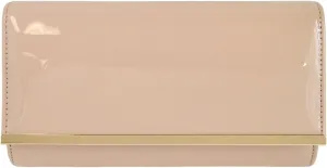 JNB Faux Patent Leather Glossy Candy Clutch