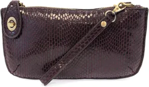 Joy Susan Womens Crossbody Wristlet: Python Clutch