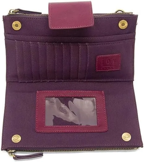 Joy Susan Women's Fashion Purse Camryn Colorblock Wallet Crossbody Clutch