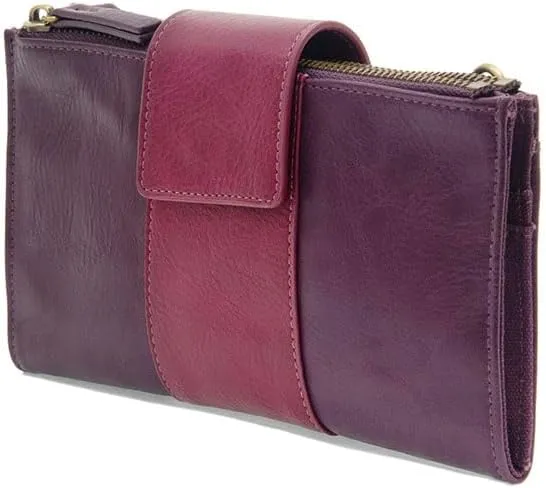 Joy Susan Women's Fashion Purse Camryn Colorblock Wallet Crossbody Clutch