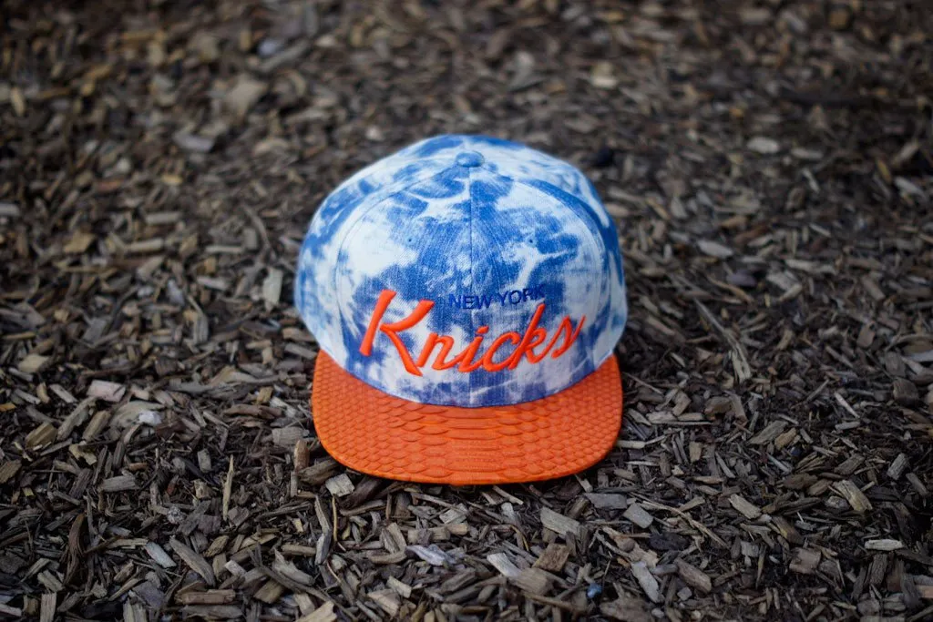JUST DON New York Knicks Script - Acid Wash / Orange