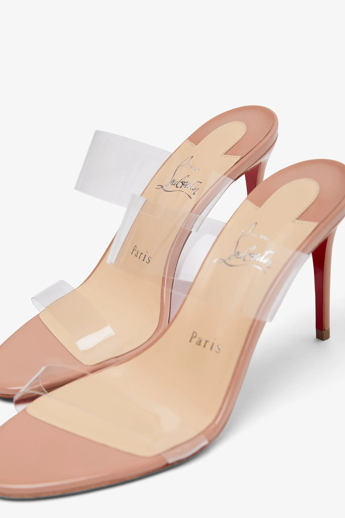 Just Nothing 85 beige mules