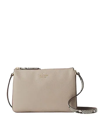 Kate Spade "Jackson Mixed Material Gusset" Crossbody