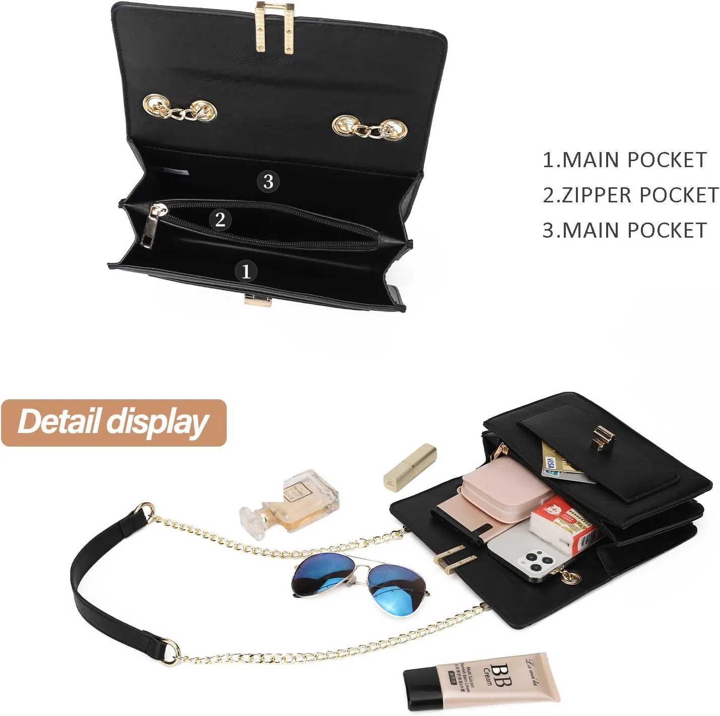 KL928 Crossbody Purses for Women Shoulder Bag Designer Satchel Handbag