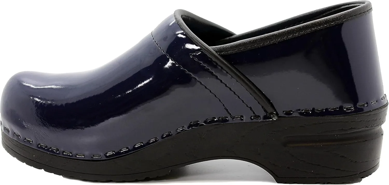 KLÄGN Women's Professional Plus Patent Leather Clogs