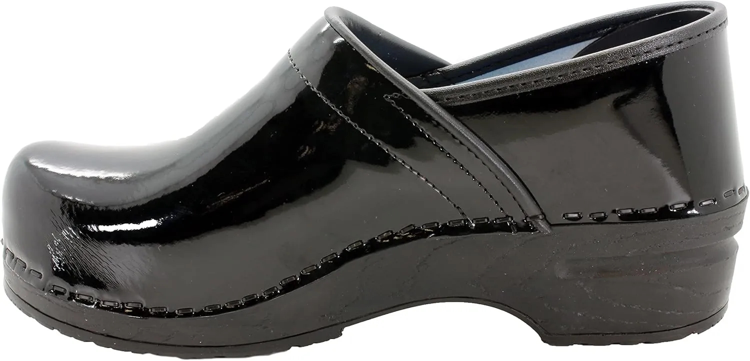 KLÄGN Women's Professional Plus Patent Leather Clogs