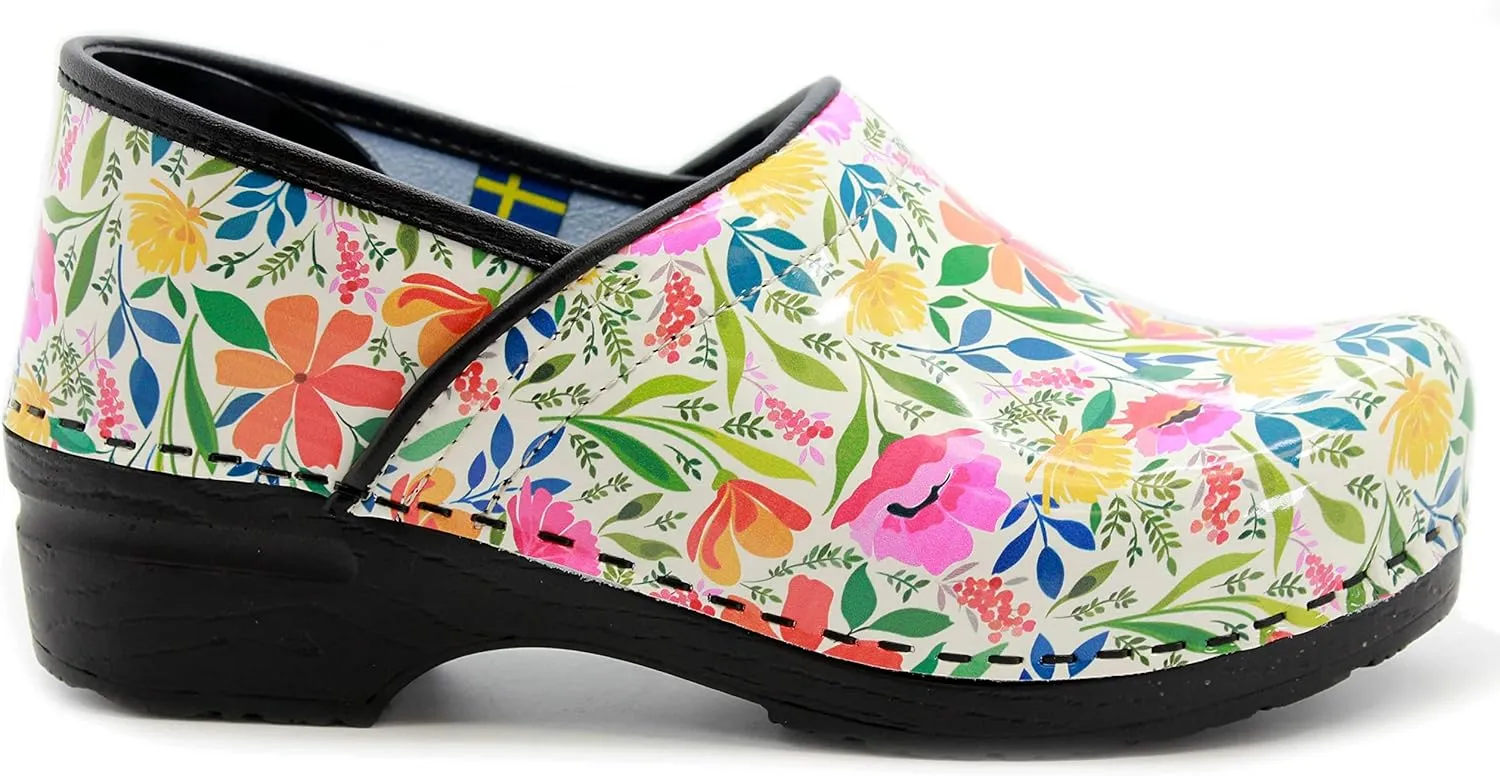 KLÄGN Women's Professional Plus Patent Leather Clogs