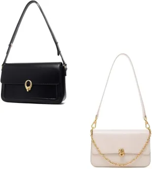 LA FESTIN Leather Purses For Women Trendy - Ladies Satchel Bag Summer Purse Adjustable Strap Women's Crossbody Purse