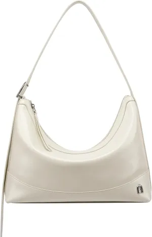 LA FESTIN Leather Tote Bag for Women: Large Shoulder Purses with Wide Strap-Hobo Style Women's Crossbody Bag with Zipper