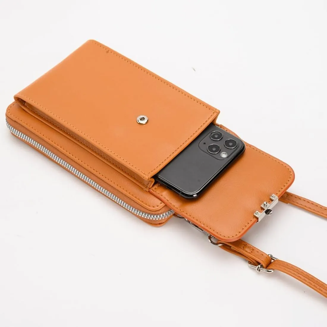 Ladies Cross Body Wallet Mini Handbags Crossbody Bag Phone for Women Pearl Flip Clutch Purse