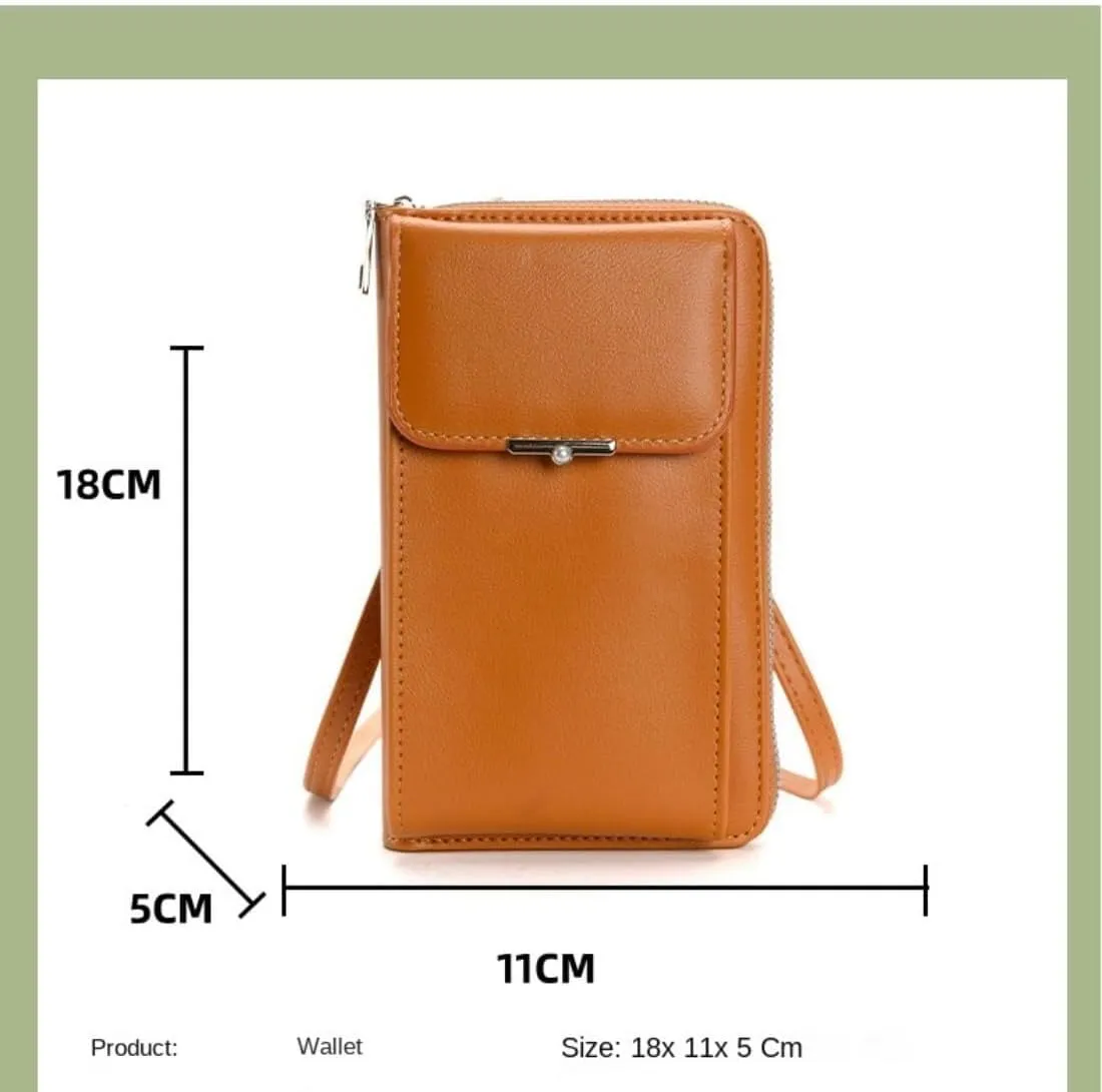 Ladies Cross Body Wallet Mini Handbags Crossbody Bag Phone for Women Pearl Flip Clutch Purse