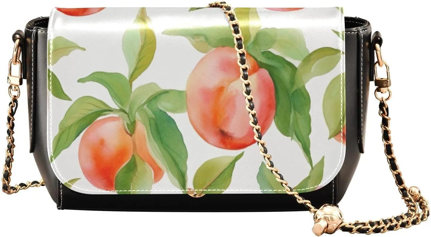 Landscapes Arch in Garden Leather Crossbody Purses for Women Trendy, Fashion Shoulder Bag, Leather Crossbody Bags