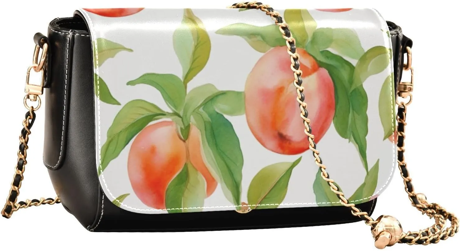 Landscapes Arch in Garden Leather Crossbody Purses for Women Trendy, Fashion Shoulder Bag, Leather Crossbody Bags
