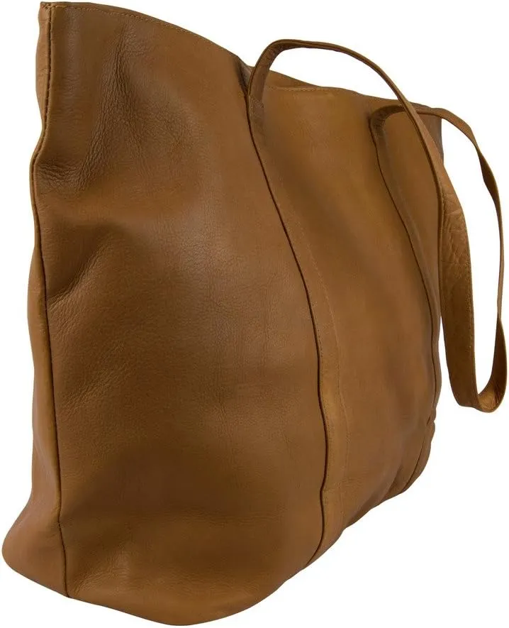 Latico Leathers Suburban Leather Tote Bag for Women (Natural)