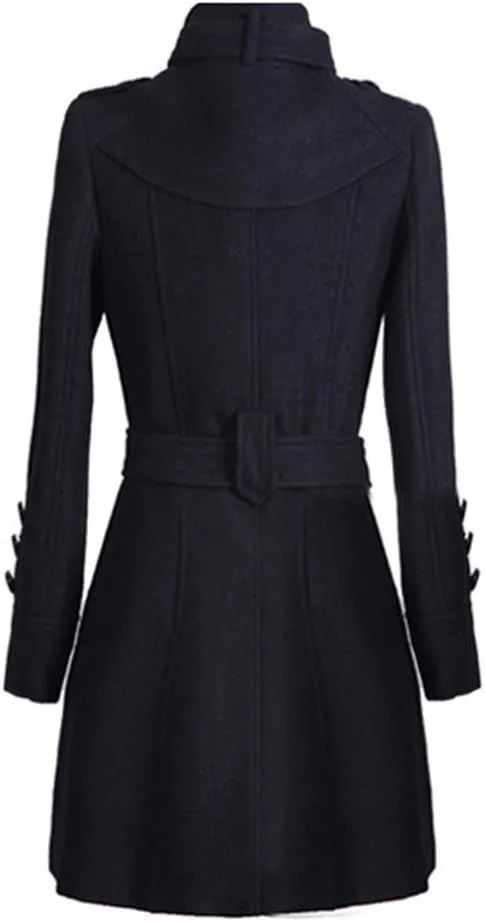 LCMTWX Trench Coat for Women 2023 Outwear Womens Elegant Windbreaker Wild Winter Women's Coat Long Coat Women Winter Coats