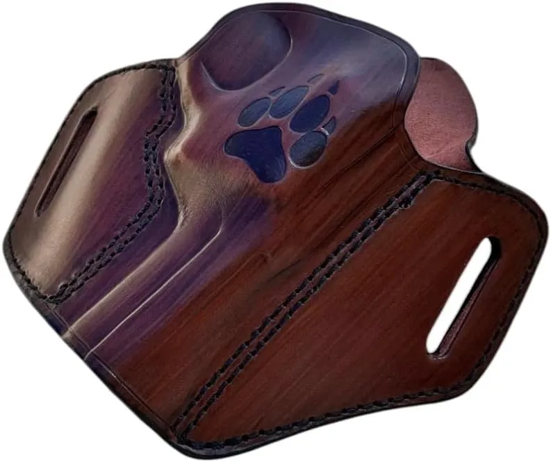 Leather Belt OWB Holster for Colt King Cobra or Colt Python, Handmade, Premium Leather