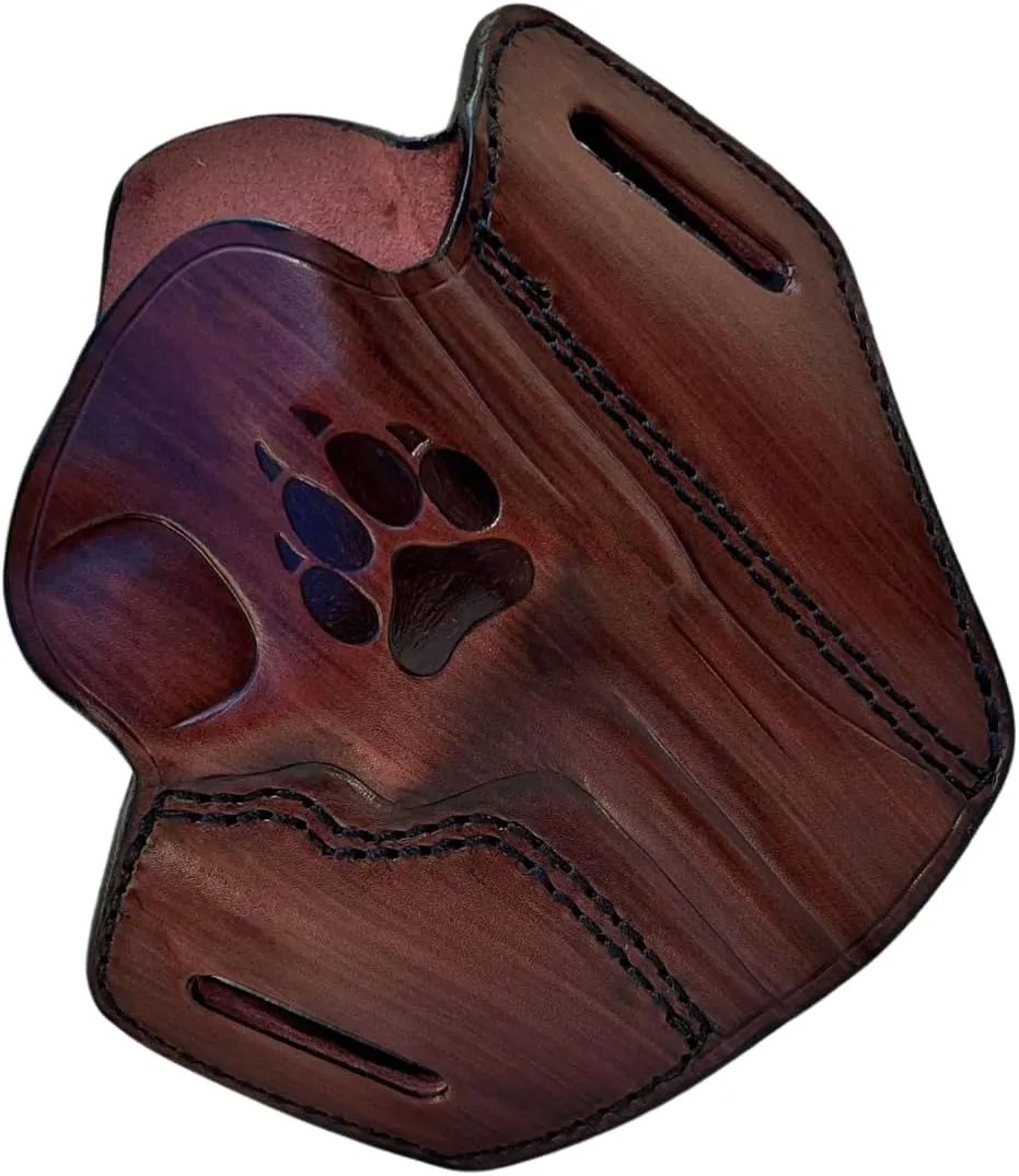 Leather Belt OWB Holster for Colt King Cobra or Colt Python, Handmade, Premium Leather