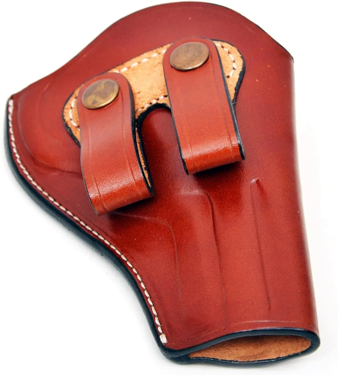 Leather Concealed Carry Holster Fits Colt King Cobra or Colt Python, Handcrafted, Right Handed, PulsarHolster