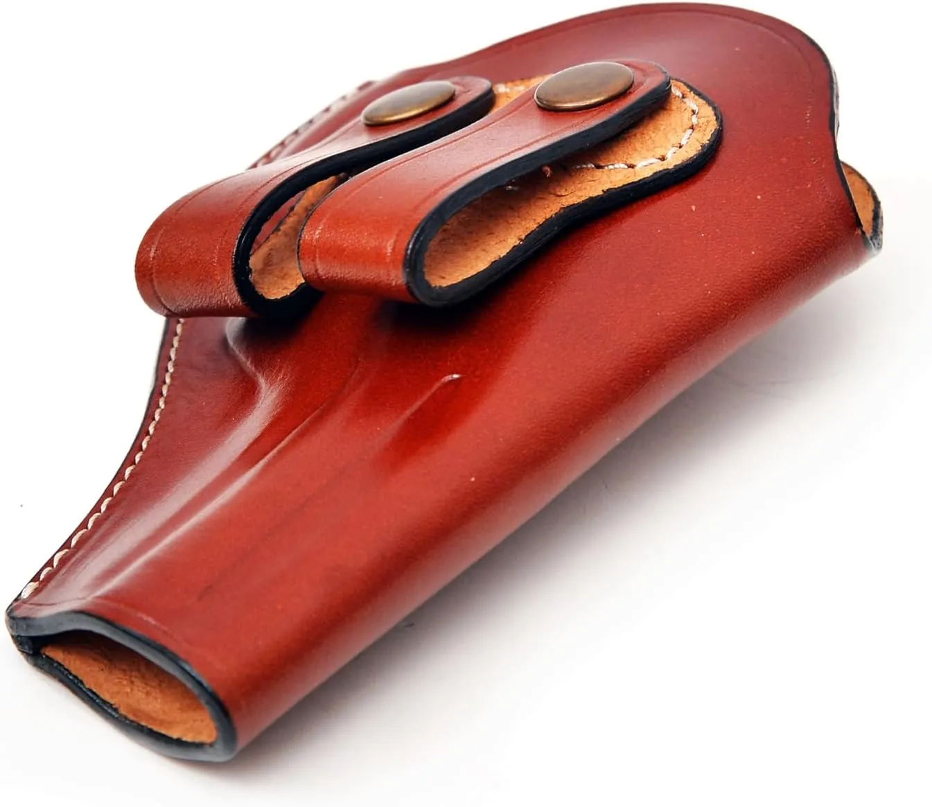 Leather Concealed Carry Holster Fits Colt King Cobra or Colt Python, Handcrafted, Right Handed, PulsarHolster